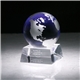 a group of firmada ii blue crystal globe