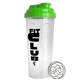 a lime green lid & frost cup 24 oz endurance shaker tumbler with drink thru lid and whisk ball