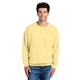 aerial view a butter comfort colors(r) lightweight crewneck sweatshirt, image 1 of 5