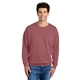 aerial view a crimson comfort colors(r) lightweight crewneck sweatshirt, image 1 of 5