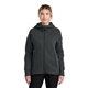 aerial view a anthracite heather nike womens tech fleece full - zip hoodie, image 1 of 5