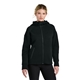 aerial view a black nike womens tech fleece full - zip hoodie, image 1 of 5