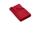 aerial view a red gildan(r) heavy blend(tm) fleece stadium blanket, image 1 of 3
