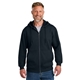 aerial view a navy cornerstone(r) tough fleece full - zip hoodie, image 1 of 5