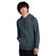 aerial view a deep steel blue district(r) cloud fleece hoodie, image 1 of 5