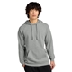 aerial view a heathered steel district(r) cloud fleece hoodie, image 1 of 5
