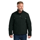 aerial view a black cornerstone(r) insulated workwear soft shell, image 1 of 5