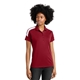 aerial view a deep red/ white sport - tek(r) womens competitor(tm) united polo, image 1 of 5
