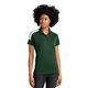 aerial view a forest green/ white sport - tek(r) womens competitor(tm) united polo, image 1 of 5