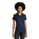 aerial view a true navy/ gold sport - tek(r) womens competitor(tm) united polo, image 1 of 5