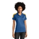 aerial view a true royal/ gold sport - tek(r) womens competitor(tm) united polo, image 1 of 5