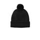 a deep black port authority(r) cozy pom beanie