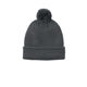 a storm grey port authority(r) cozy pom beanie