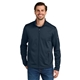 aerial view a river blue navy eddie bauer(r) smooth mid - layer fleece full - zip jacket mens, image 1 of 5