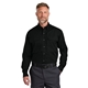 aerial view a black cornerstone(r) long sleeve select tactical shirt, image 1 of 5