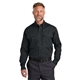 aerial view a echo steel cornerstone(r) long sleeve select tactical shirt, image 1 of 5