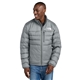 aerial view a tnf medium grey heather the north face(r) down hybrid jacket, image 1 of 5