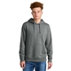 aerial view a tnf medium grey heather the north face(r) sleeve logo pullover hoodie, image 1 of 5
