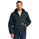 aerial view a dark navy carhartt (r) thermal - lined duck active jac, image 1 of 5