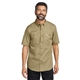 aerial view a dark khaki carhartt(r) rugged professional(tm) series short sleeve shirt, image 1 of 5
