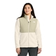 aerial view a gardenia white/ gravel the north face(r) womens highest peak full - zip fleece jacket, image 1 of 5