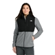 aerial view a tnf medium grey heather/ tnf black the north face(r) womens highest peak full - zip fleece jacket, image 1 of 5