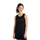 aerial view a black/ deep red sport - tek(r) youth posicharge(r) reversible mesh tank, image 1 of 5