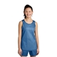 aerial view a carolina blue/ white sport - tek(r) youth posicharge(r) reversible mesh tank, image 1 of 5