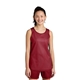 aerial view a deep red/ white sport - tek(r) youth posicharge(r) reversible mesh tank, image 1 of 5
