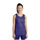 aerial view a purple/ white sport - tek(r) youth posicharge(r) reversible mesh tank, image 1 of 5