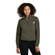 aerial view a new taupe green the north face(r) womens double - knit 1/2- zip fleece, image 1 of 5
