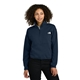 aerial view a summit navy the north face(r) womens double - knit 1/2- zip fleece, image 1 of 5