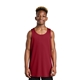 aerial view a deep red/ black sport - tek(r) youth posicharge(r) competitor(tm) rev tank, image 1 of 5