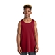 aerial view a deep red/ white sport - tek(r) youth posicharge(r) competitor(tm) rev tank, image 1 of 5