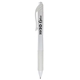 a white/black ink pentel energel - x retractable roller gel ink pen (medium)