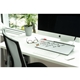 a group of desktop storage and white board