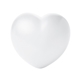aerial view a white valentine heart stress ball, image 1 of 4
