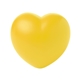 aerial view a yellow valentine heart stress ball, image 1 of 4