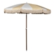 aerial view a limoncello stripe summerland 6.5 ft. portable beach umbrella, image 1 of 8