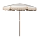 aerial view a driftwood summerland 6.5 ft. portable beach umbrella, image 1 of 11