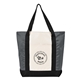 aerial view a hematite grey summit recycled tote bag, image 1 of 5