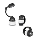 aerial view a black dri duck 3- in -1 led lantern flashlight, image 1 of 8