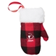 aerial view a buffalo plaid mitten holiday christmas ornament, image 1 of 5