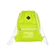 aerial view a safety yellow team 365 zone drawstring backpack, image 1 of 4