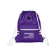 aerial view a sport purple team 365 zone drawstring backpack, image 1 of 4
