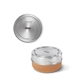 aerial view a almond black+blum 25 oz glass lunch box bowl, image 1 of 6