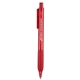 a translucent red cloverdale stylish glide - write(tm) ink pen