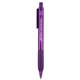a translucent purple cloverdale stylish glide - write(tm) ink pen
