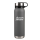 a matte grey 20 oz silverton stainless steel bottle