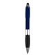 aerial view a metallic blue fullerton phone stand stylus mgc pen, image 1 of 5